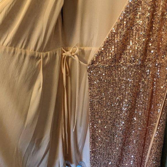 Miss Socialite Rose Gold Sequin Dress - Red Dress Boutique - Picture 6 of 7